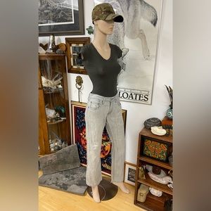 Light Grey Wash 100% Cotton Denim Jeans